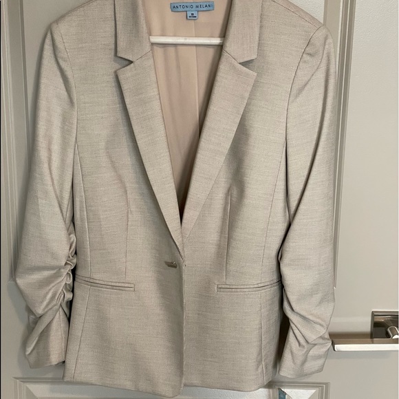ANTONIO MELANI Jackets & Blazers - SOLD NWT Antonio Melani Women’s Suit Jacket Size 10 Neutral Color